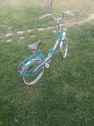 Bicicleta pieghevole Giordani blu