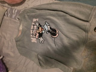 Chaleco pijama Minnie Mouse gris
