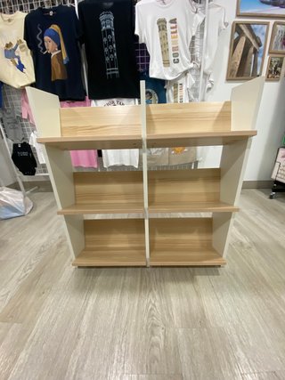LIBRERIA DOBLE DE MADERA