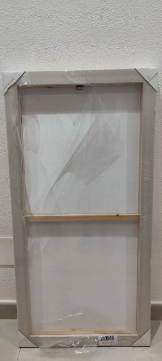 Cuadro Lienzo Abstracto Marco Madera Nuevo
