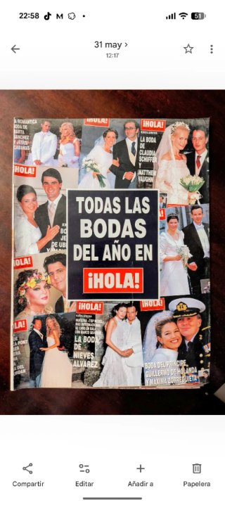 Suplemento ¡HOLA! Todas las bodas del año 2002