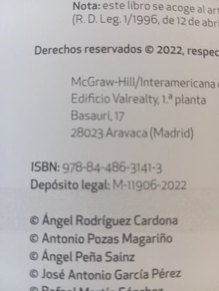 Física y Química 1 Bachillerato
