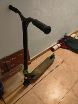 Patinete Freestyle Negro y Verde