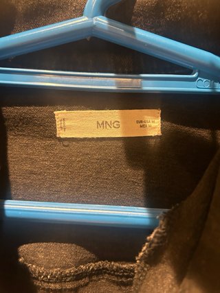 Mono Tejano Negro Mango Talla S