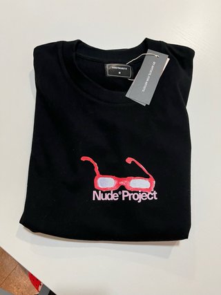 Camiseta Nude Project Talla M Gafas