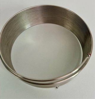 Pulsera plateada multicapa