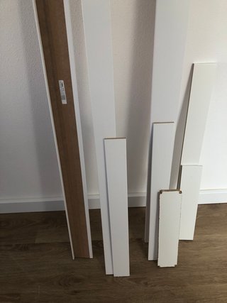 Cubre Rodapié MDF PVC Blanco 9mm
