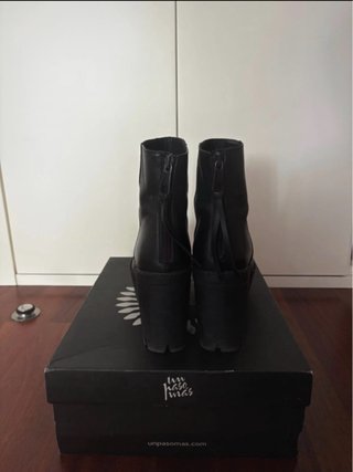 Botines de plataforma negros
