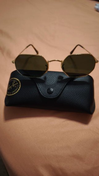 Gafas Ray Ban Octagonal Doradas Originales
