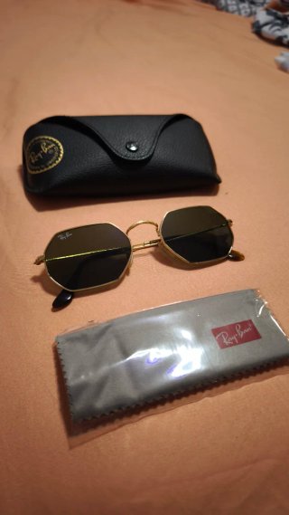 Gafas Ray Ban Octagonal Doradas Originales