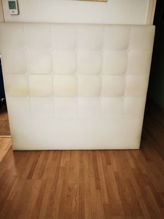 Cabecero blanco polipiel
