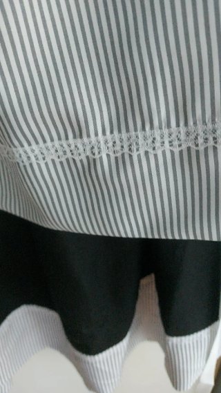 Traje Antorchera Rayas Blanco y Negro