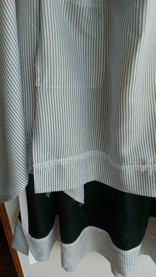 Traje Antorchera Rayas Blanco y Negro
