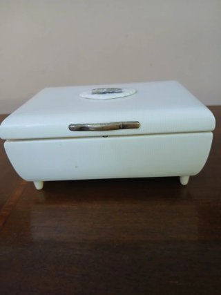 Portagioie Bachelite Anni '50 Decorato