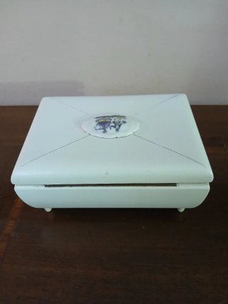 Portagioie Bachelite Anni '50 Decorato