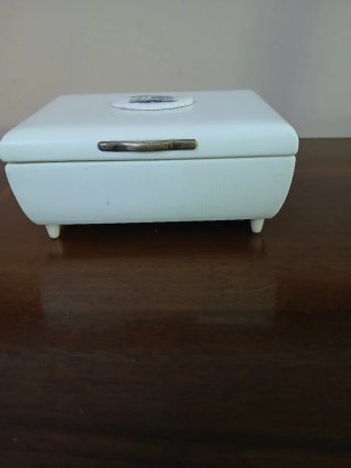 Portagioie Bachelite Anni '50 Decorato