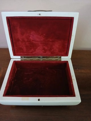 Portagioie Bachelite Anni '50 Decorato
