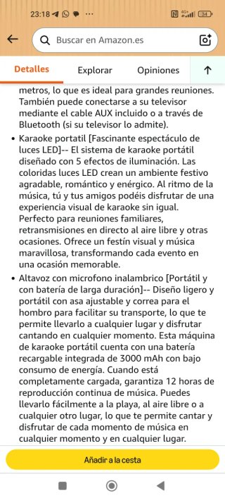Altavoz Karaoke 2 Microfonos Inalambricos
