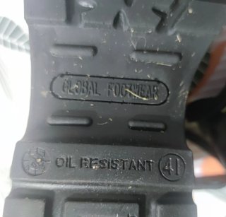 Botas de seguridad GLOBAL FOOTWEAR negras