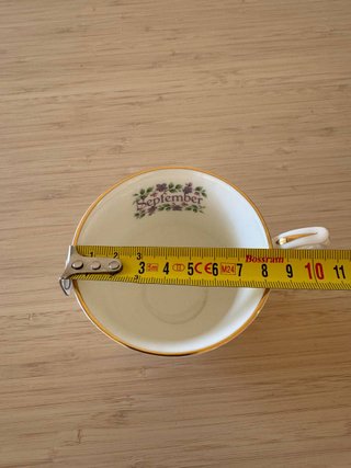 Taza y plato Springfield Bone China