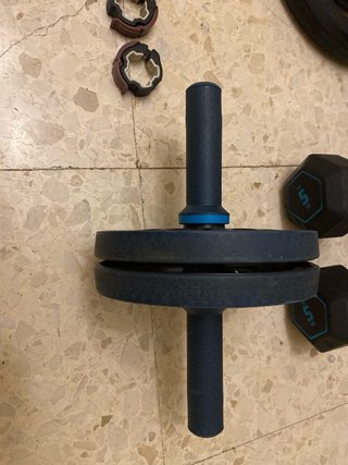 Kit Entrenamiento Personal: Mancuernas, Barra y Di