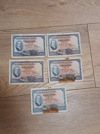 Lote 120 Billetes Españoles Pesetas