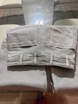 Pantalón Bimba y Lola Gris Talla 36, verde agua