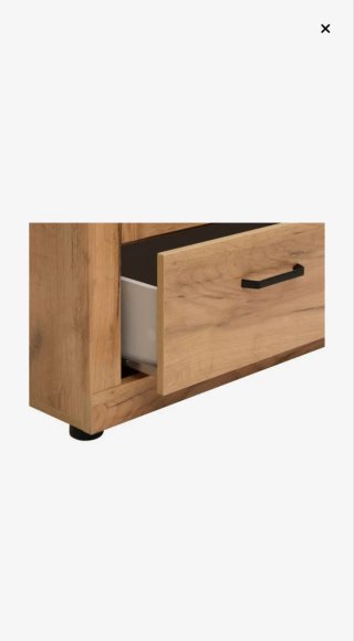 Vitrina LINTRUP Roble Natural 2 Puertas