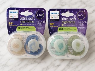 2 Packs Chupetes Philips Avent Ultra Soft Nightime