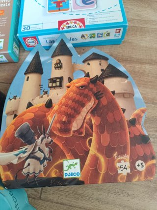 Lote Puzzles Infantiles Djeco y Educa