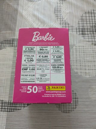 Scatola da 50 bustine Barbie, insieme brilliamo