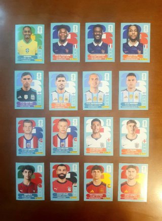 Cromos Panini Mundial 2026 Cracks Mundiales