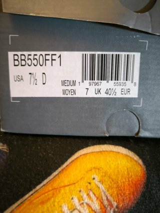 Zapatillas New Balance 550 Blancas y Negras