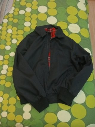 Chaqueta Harrington Negra Talla M