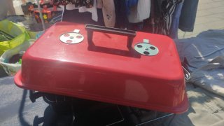 Barbacoa Mini Carbón Roja