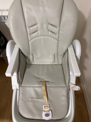 Trona bebé reclinable gris