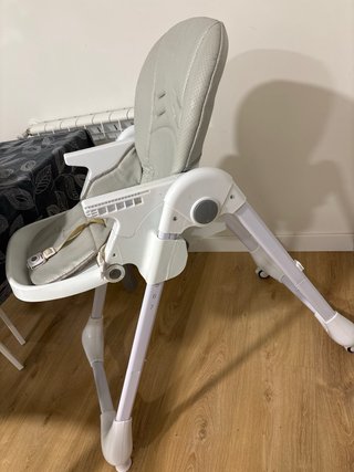 Trona bebé reclinable gris