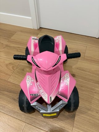Quad Eléctrico Feber Rosa Infantil