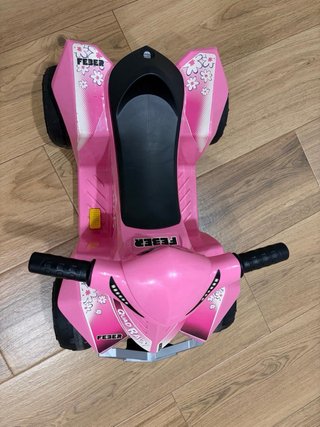 Quad Eléctrico Feber Rosa Infantil