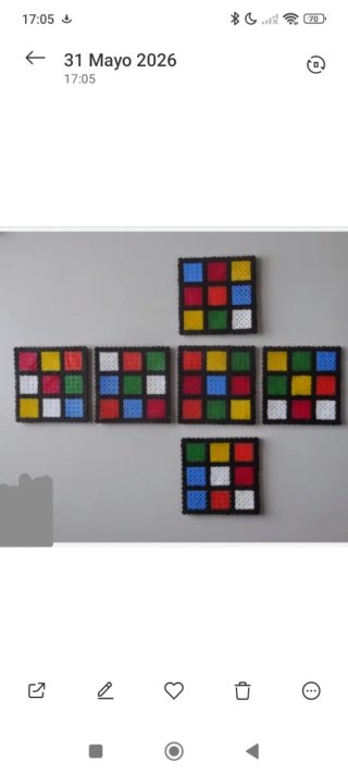 Posavasos Cubo Rubik