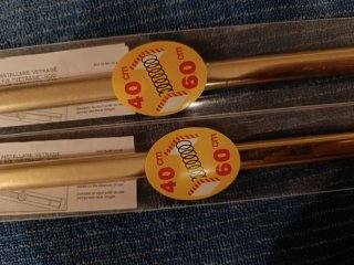 2 Bastoni Tende Estensibili 40-60 cm