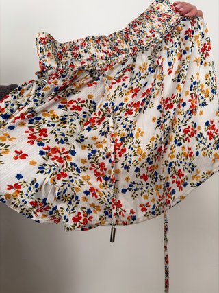 Shorts florales mujer talla única