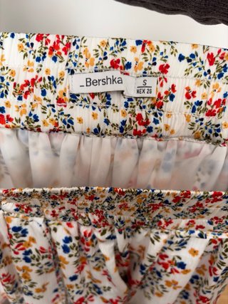 Shorts florales mujer talla única