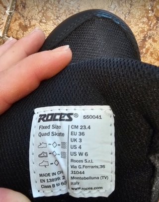 Patines Roces 4 ruedas Talla 36