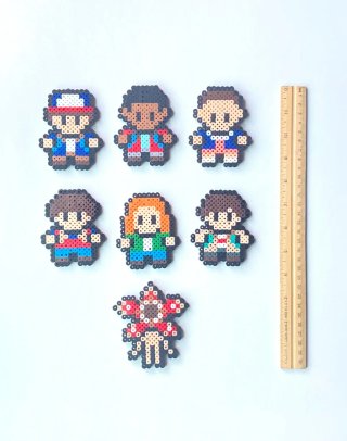 Figuras Stranger Things Perler Beads