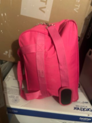 Mochila de mano rosa