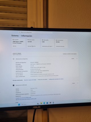 PC Gamer RTX 5060 Ti 32GB RAM Ryzen 7