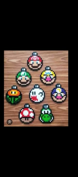 Super Mario Bosses Perler Beads