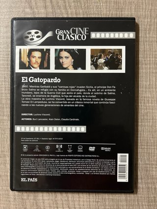 El Gatopardo DVD - Gran Cine Clásico