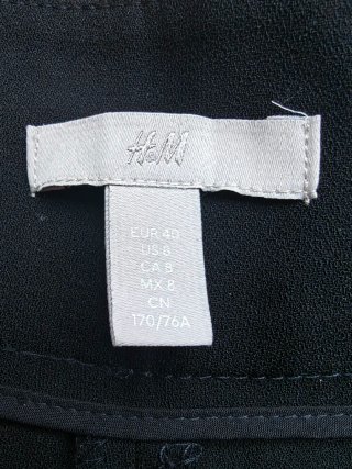 Pantalón corto negro H&M
